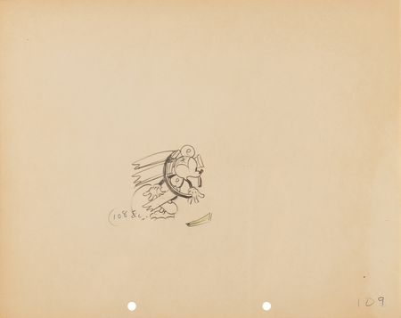 Lot #349 Mickey Mouse, Donald Duck, Goofy, and Timothy Q. Mouse production drawings from Walt Disney Studios Shorts and Features - Image 3