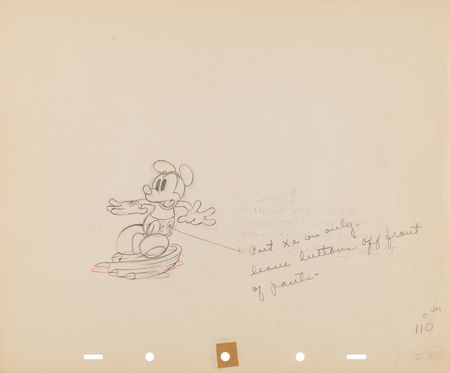Lot #349 Mickey Mouse, Donald Duck, Goofy, and Timothy Q. Mouse production drawings from Walt Disney Studios Shorts and Features - Image 6