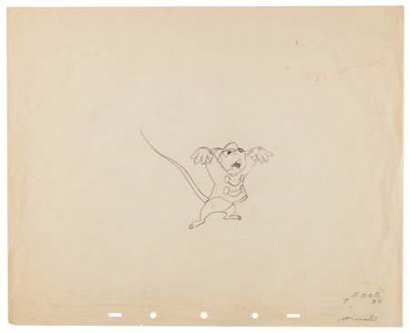 Lot #349 Mickey Mouse, Donald Duck, Goofy, and Timothy Q. Mouse production drawings from Walt Disney Studios Shorts and Features - Image 7