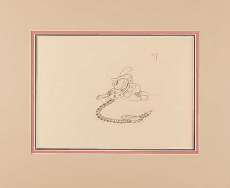 Lot #349 Mickey Mouse, Donald Duck, Goofy, and Timothy Q. Mouse production drawings from Walt Disney Studios Shorts and Features - Image 9