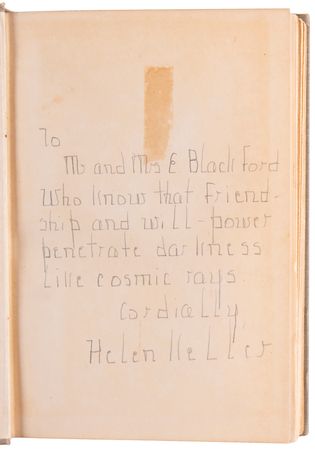 Lot #193 Helen Keller Signed Book - The Story of My Life - Image 4