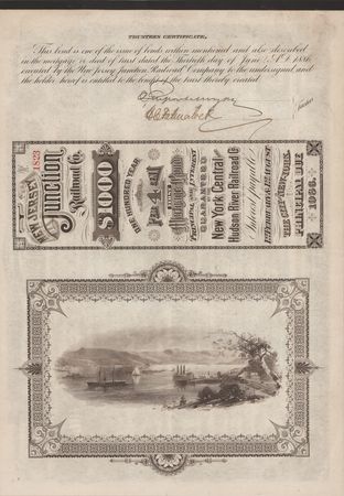 Lot #204 J. Pierpont Morgan Signed 'New Jersey