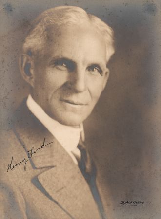 Lot #201 Henry Ford Signed Photograph