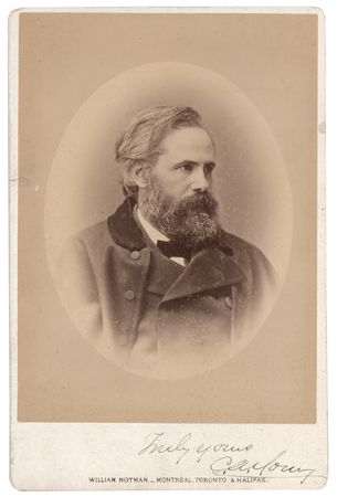 Lot #222 Charles August Young Signed Photograph