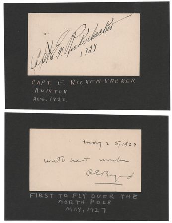 Lot #250 Richard Byrd and Eddie Rickenbacker (2)