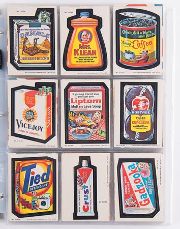 Lot #451 1979-1980 Topps Wacky Complete Sticker Card Set - Image 2