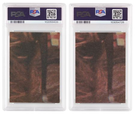 Lot #450 1977 Topps Star Wars C-3PO #207 Error Card (PSA VG-EX 4) and Base (PSA NM 7) - Image 2
