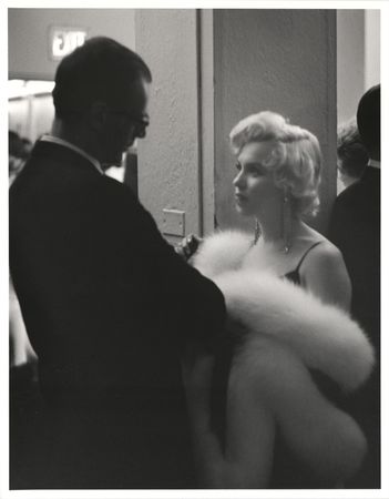 Lot #655 Marilyn Monroe and Arthur Miller Original Oversized Photographic Print by Roy Schatt - Image 1