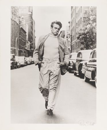 Lot #513 James Dean Original Oversized Photographic Print by Roy Schatt - Image 1