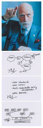 Lot #208 Vint Cerf (4) Signed Items