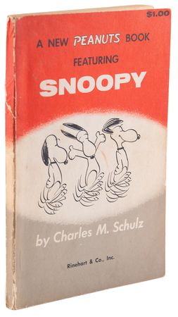 Lot #336 Charles Schulz Signed Book with Sketch of Snoopy - Image 2