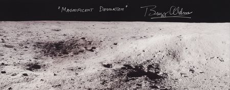 Lot #259 Buzz Aldrin Signed Panoramic Photograph - Image 2