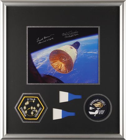 Lot #256 Frank Borman and Wally Schirra Signed