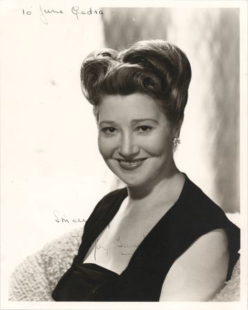 Lot #462 Fay Bainter Signed Photograph