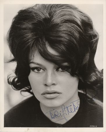 Lot #465 Brigitte Bardot Signed Photograph