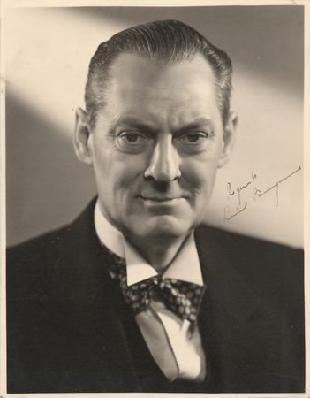 Lot #467 Lionel Barrymore Signed Photograph