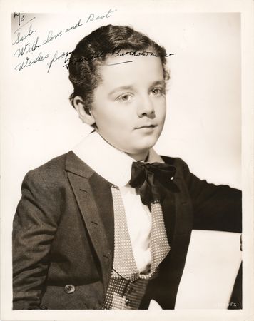 Lot #468 Freddie Bartholomew Signed Photograph