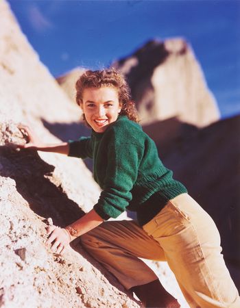 Lot #637. Marilyn Monroe Oversized Original Photograph by Andre de Dienes - PSA Type II