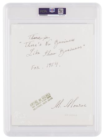 Lot #658 Marilyn Monroe Original Publicity Photograph - PSA Type II - Image 2