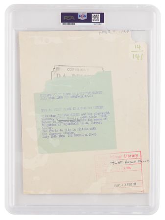 Lot #660 Marilyn Monroe Original Photograph - PSA Type I - Image 2