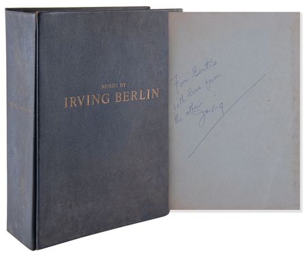 Lot #369 Irving Berlin Archive of (24) Signed Letters, (3) Albums, and (1) Sheet Music Songbook to His Best Friend, Irving Hoffman, and Family - Image 4