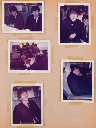 Lot #383 Beatles (5) Original Vintage Candid