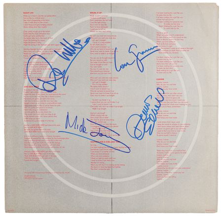 Lot #407 Foreigner Signed Album - 4 - Image 1