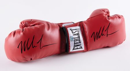 Lot #759 Mike Tyson Signed (2) Boxing Gloves