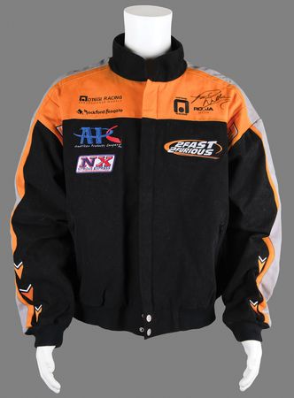 Lot #733 Paul Walker Signed '2 Fast 2 Furious' Premiere Promotional Jacket - Image 1