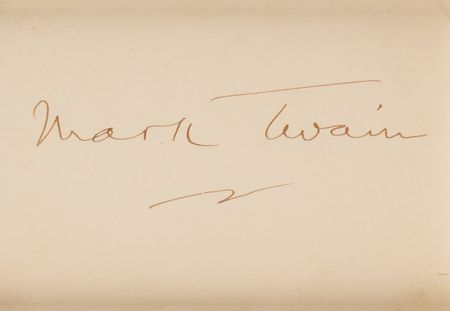 Lot #354 Samuel L. Clemens Signature as 