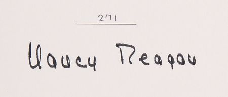 Lot #121 Nancy Reagan Signed Book - My Turn (Ltd. Ed. #271/300) - Image 2