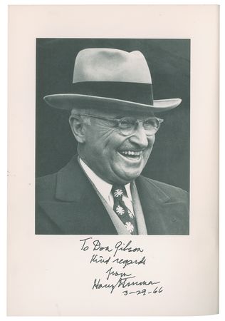 Lot #88 Harry S. Truman Signed Set of (8) Books: 'Public Papers' in Eight Volumes - Image 6