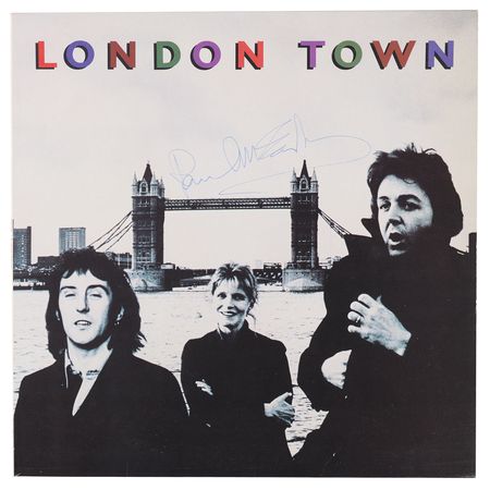 Lot #387 Beatles: Paul McCartney Signed Wings