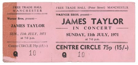 Lot #432 James Taylor and Carole King Signatures - Image 2