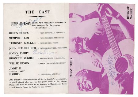 Lot #376 Jazz Legends (8) Multi-Signed Program, with John Lee Hooker, Willie Dixon, and T-Bone Walker - Image 3