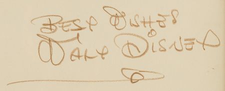 Lot #299 Walt Disney Signed 'Donald Duck' Dye Transfer Print - Image 2