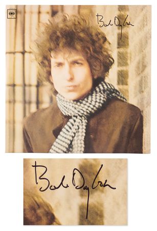Lot #402 Bob Dylan Signed Album - Blonde on Blonde - Image 1