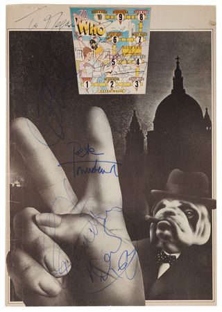 Lot #434 The Who Signed 1975 European Tour Program