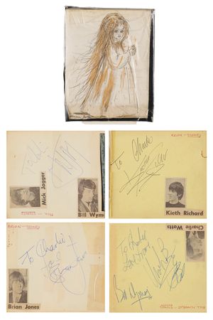 Lot #428 Rolling Stones Signed Autograph Album - Image 1