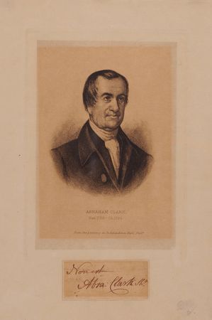Lot #147 Abraham Clark Signature