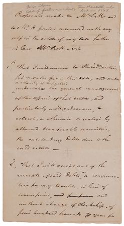Lot #148 George Clymer War-Dated Autograph