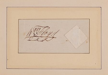 Lot #149 William Floyd Signature
