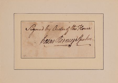 Lot #160 Caesar Rodney Signature