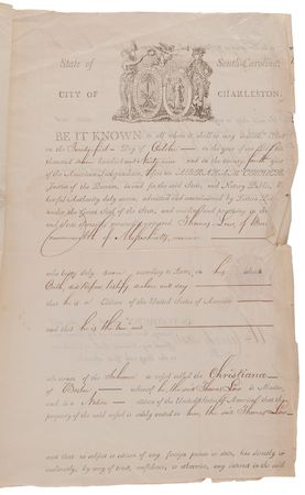Lot #162 Edward Rutledge Document Signed as Governor of South Carolina - Image 2