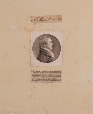 Lot #164 Matthew Thornton Signature