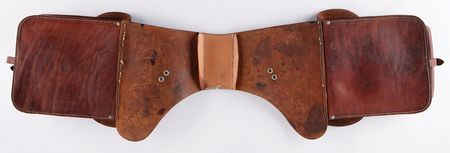 Lot #625 Steve McQueen's Ornate Oak-Leaf Tooled Leather Saddlebags - From the Collection of Photographer Barry Feinstein - Image 5