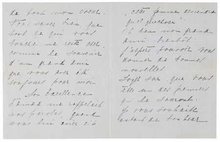 Lot #234 Mata Hari War-Dated Autograph Letter Signed as “Marguerite Lady Mac-Leod” - Image 3