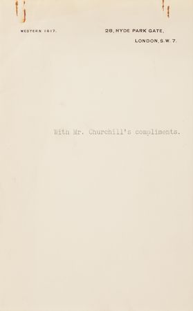 Lot #174 Winston Churchill Signed Photograph - Iconic 1941 Portrait by Walter Stoneman - Image 4