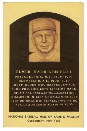 Lot #756 Elmer Flick Signature - Image 3