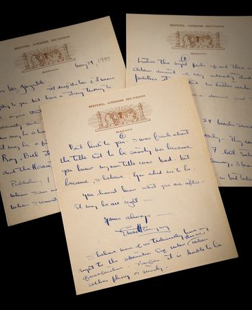 Lot #360 Ernest Hemingway Autograph Letter Signed